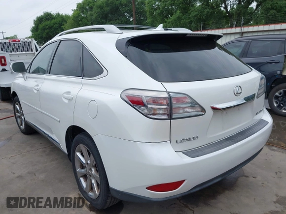 2010 Lexus RX 350 with VIN JTJZK1BA9A2408030, listed as a IAAI auction lot 41964671 with 179,828 mi miles and . Bid and sale history available at carsss.com. Image 3.
