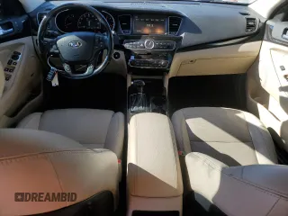 2014 Kia Cadenza Premium with VIN KNALN4D7XE5138813, listed as a Copart auction lot 41406165 with 107,176 mi miles and Salvage Title. Bid and sale history available at carsss.com. Image 8.