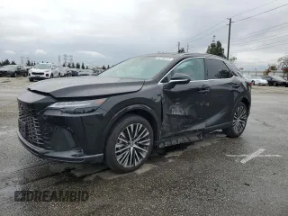 2023 Lexus RX with VIN 2T2BBMCAXPC015258, listed as a Copart auction lot 48760745 with 22,839 mi miles and Salvage Title. Bid and sale history available at carsss.com. Image 1.