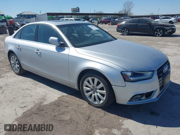 2013 Audi A4 Premium с VIN WAUBFAFL1DN029611, выставлен на аукционе IAAI как лот 41848838 с пробегом 79 640 миль миль и . История ставок и продаж доступна на DreamBid. Изображение 1.
