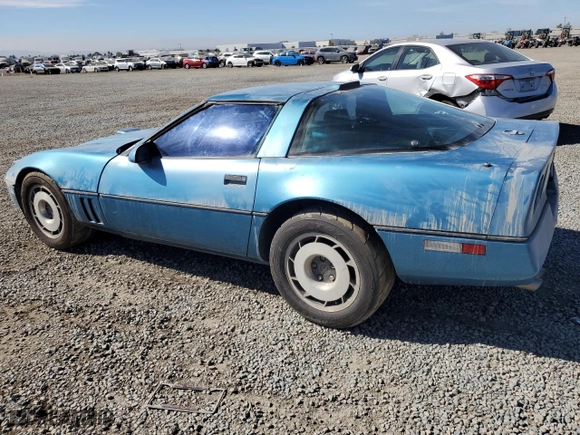 1987 Chevrolet Corvette with VIN 1G1YY2188H5104027, listed as a Copart auction lot 77622314 with 155,147 mi miles and Clean Title. Bid and sale history available at carsss.com. Image 2.