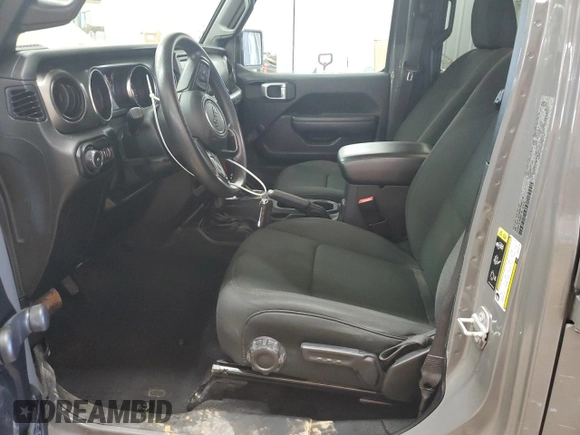 2021 Jeep Wrangler Unlimited Willys with VIN 1C4HJXDM2MW584118, listed as a Copart auction lot 43214885 with 67,955 mi miles and Salvage title. Bid and sale history available at DreamBid. Image 7.