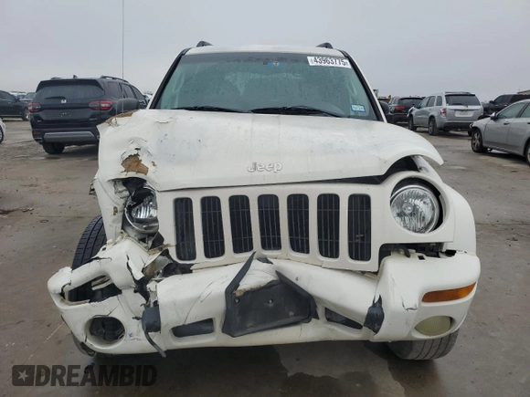 2003 Jeep Liberty Limited with VIN 1J4GK58K83W504657, listed as a Copart auction lot 43963775 with 123,449 mi miles and Salvage Title. Bid and sale history available at carsss.com. Image 5.
