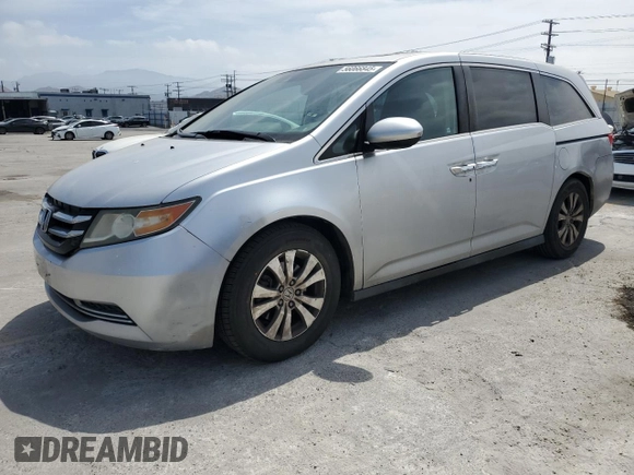 2014 Honda Odyssey EX-L with VIN 5FNRL5H64EB088080, listed as a Copart auction lot 56066845 with 238,512 mi miles and Clean Title. Bid and sale history available at DreamBid. Image 1.