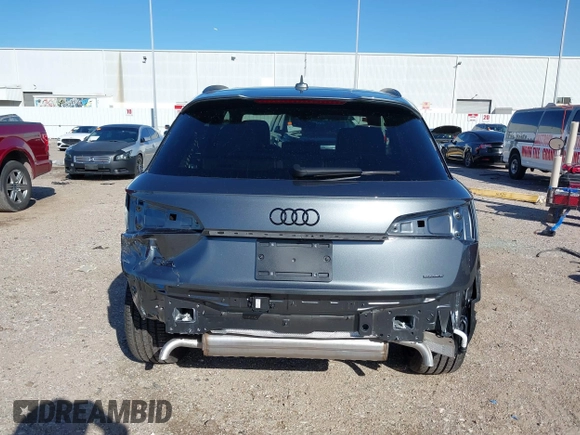 2025 Audi Q5 S line Prestige with VIN WA1FAAFY1S2004652, listed as a IAAI auction lot 41225497 with 454 mi miles. Bid and sale history available at carsss.com. Image 18.