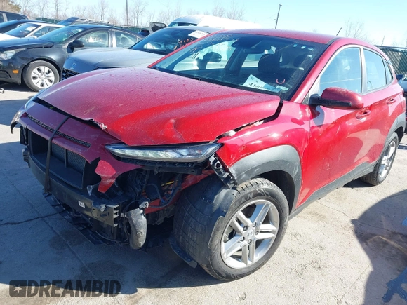 2021 Hyundai Kona SE with VIN KM8K12AA7MU645814, listed as a IAAI auction lot 41852932 with 85,044 mi miles and . Bid and sale history available at DreamBid. Image 18.
