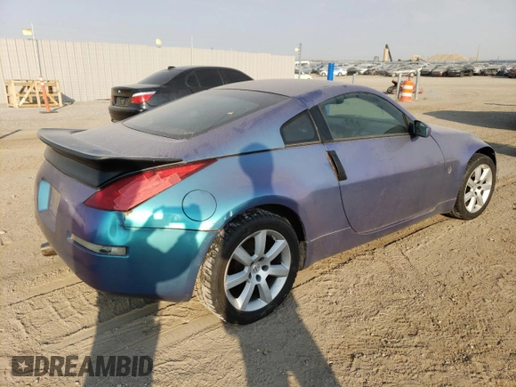 2005 Nissan 350Z Touring with VIN JN1AZ34D45M609202, listed as a Copart auction lot 74007354 with Not Provided miles and Salvage Title. Bid and sale history available at carsss.com. Image 3.