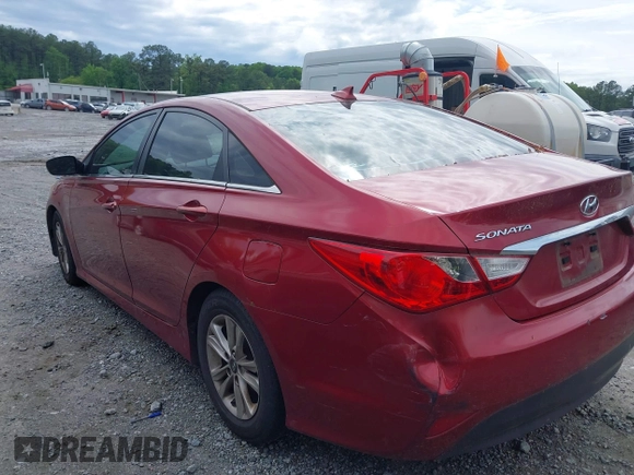 2014 Hyundai Sonata GLS with VIN 5NPEB4AC3EH831938, listed as a IAAI auction lot 42105417 with 176,769 mi miles and . Bid and sale history available at carsss.com. Image 3.