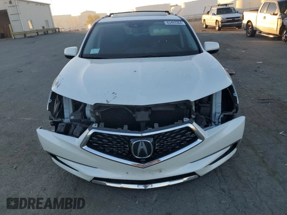 2018 Acura MDX Advance with VIN 5J8YD4H82JL002102, listed as a Copart auction lot 83403364 with Not Provided miles and Salvage Title. Bid and sale history available at carsss.com. Image 5.
