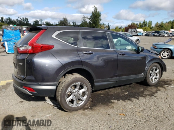 2018 Honda CR-V EX-L with VIN 2HKRW2H8XJH653774, listed as a Copart auction lot 67219913 with 90,506 mi miles and Salvage Title. Bid and sale history available at carsss.com. Image 3.