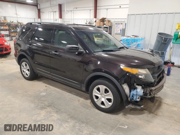 2014 Ford Utility Police Interceptor with VIN 1FM5K8ARXEGB74244, listed as a Copart auction lot 83849514 with 112,731 mi miles and Clean Title. Bid and sale history available at carsss.com. Image 4.