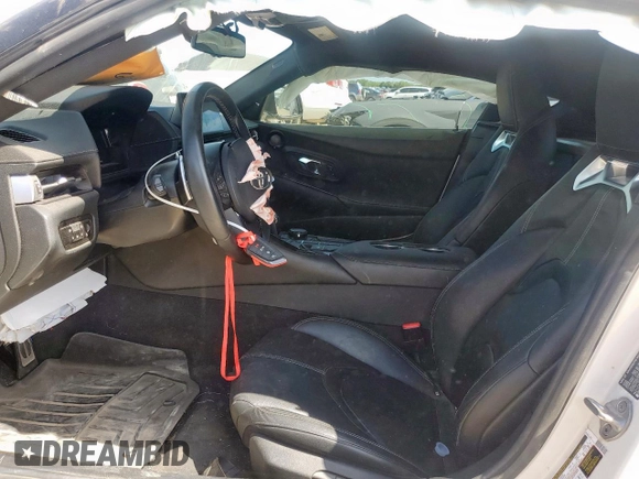 2021 Toyota Supra 3.0 with VIN WZ1DB0C05MW034477, listed as a Copart auction lot 61302525 with 80,962 mi miles and Salvage title. Bid and sale history available at DreamBid. Image 7.