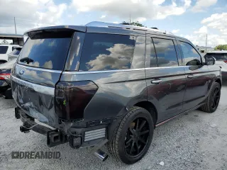 2020 Ford Expedition Platinum with VIN 1FMJU1LT2LEA61180, listed as a Copart auction lot 56581695 with 62,879 mi miles and Salvage title. Bid and sale history available at DreamBid. Image 3.