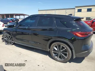 2023 Infiniti QX50 Sport with VIN 3PCAJ5FA4PF119678, listed as a Copart auction lot 72553294 with 10,576 mi miles and Salvage title. Bid and sale history available at DreamBid. Image 2.