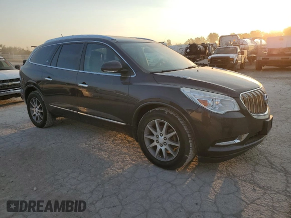 2014 Buick Enclave Leather with VIN 5GAKVBKD9EJ140587, listed as a Copart auction lot 69040994 with 189,872 mi miles and Salvage Title. Bid and sale history available at DreamBid. Image 4.