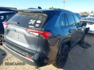2020 Toyota RAV4 Hybrid XSE with VIN JTME6RFV5LD502382, listed as a IAAI auction lot 41832450 with 55,726 mi miles. Bid and sale history available at carsss.com. Image 4.