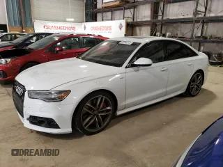 2018 Audi S6 Premium Plus z VIN WAUFFAFC8JN006579, wystawiony jako Copart lot #59799113 z przebiegiem 58 368 mil mil oraz . Historia ofert i sprzedaży dostępna na DreamBid. Obrazek 1.