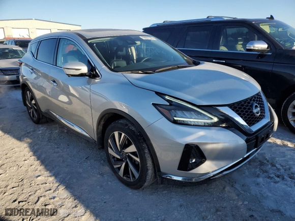 2023 Nissan Murano SL with VIN 5N1AZ2CS5PC126359, listed as a Copart auction lot 89097955 with 19,219 mi miles and Salvage Title. Bid and sale history available at carsss.com. Image 4.