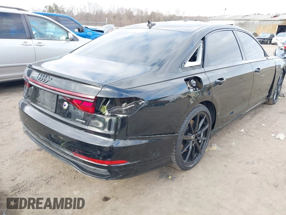 2024 Audi A8 with VIN WAULDAF84RN001962, listed as a IAAI auction lot 41289273 with 2,642 mi miles. Bid and sale history available at carsss.com. Image 18.