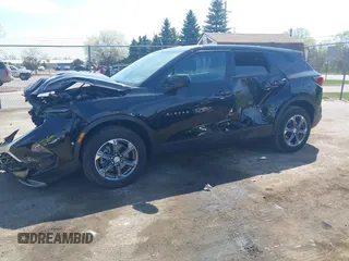 2023 Chevrolet Blazer LT with VIN 3GNKBCR49PS100263, listed as a IAAI auction lot 42117470 with 33,747 mi miles and . Bid and sale history available at DreamBid. Image 18.