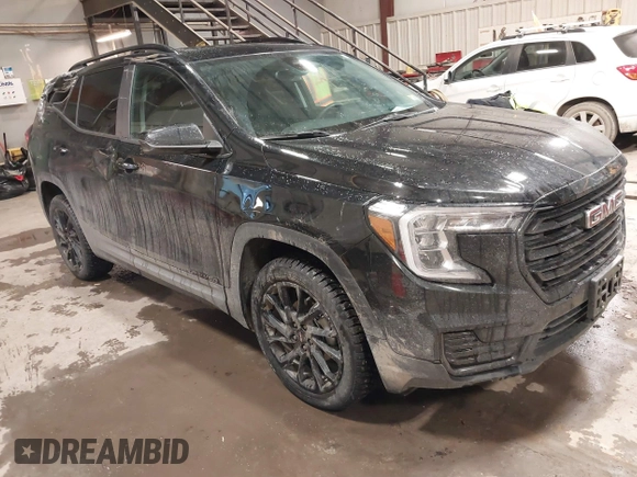2024 GMC Terrain SLE with VIN 3GKALTEG9RL379135, listed as a IAAI auction lot 41270793 with 15,598 mi miles. Bid and sale history available at carsss.com. Image 1.