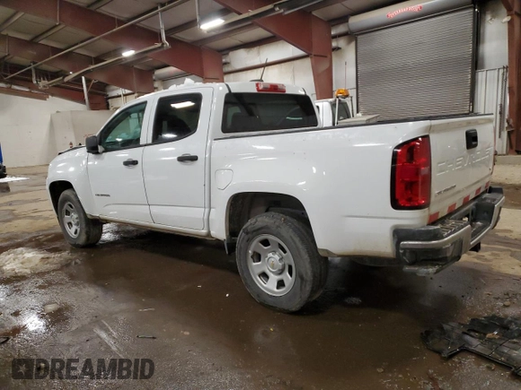 2022 Chevrolet Colorado 2WD Work Truck with VIN 1GCGSBEN8N1316515, listed as a Copart auction lot 75870244 with 31,751 mi miles and Salvage title. Bid and sale history available at DreamBid. Image 2.