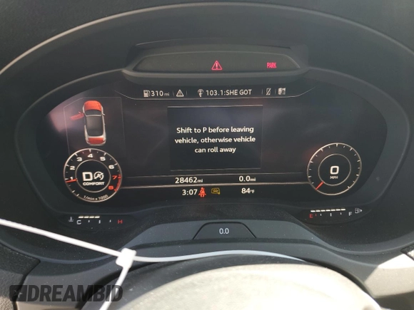 2018 Audi A3 Cabriolet Premium Plus z VIN WAUY8LFF5J1080641, wystawiony jako Copart lot #54944945 z przebiegiem 28 462 mil mil oraz Szkody całkowita. Historia ofert i sprzedaży dostępna na DreamBid. Obrazek 9.