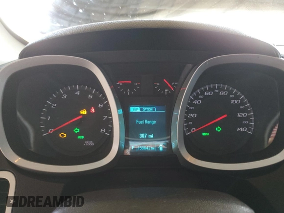 2014 Chevrolet Equinox LT with VIN 2GNALCEK6E6111097, listed as a Copart auction lot 53855045 with 159,642 mi miles and Clean Title. Bid and sale history available at carsss.com. Image 9.