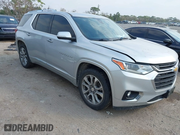 2021 Chevrolet Traverse Premier with VIN 1GNEVKKW9MJ213346, listed as a IAAI auction lot 41591024 with 112,803 mi miles. Bid and sale history available at carsss.com. Image 1.