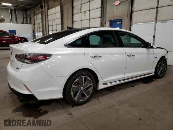 2018 Hyundai Sonata Hybrid Limited with VIN KMHE34L31JA084041, listed as a Copart auction lot 78978654 with 74,221 mi miles and Non Repairable. Bid and sale history available at carsss.com. Image 3.