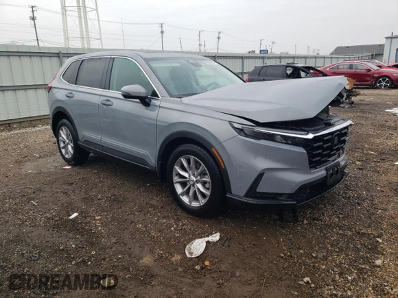2025 Honda CR-V EX-L with VIN 7FARS4H76SE006985, listed as a Copart auction lot 82050204 with 1,908 mi miles and Salvage Title. Bid and sale history available at DreamBid. Image 4.