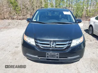 2014 Honda Odyssey EX-L with VIN 5FNRL5H68EB102286, listed as a IAAI auction lot 42148323 with 160,446 mi miles and . Bid and sale history available at carsss.com. Image 12.