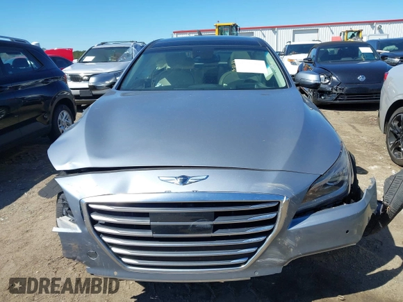2017 Genesis G80 3.8L with VIN KMHGN4JE1HU195673, listed as a IAAI auction lot 41848806 with 147,327 mi miles. Bid and sale history available at carsss.com. Image 13.