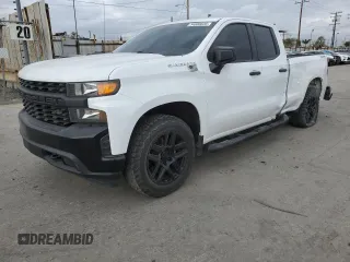 2020 Chevrolet Silverado 1500 Work Truck with VIN 1GCRYAEF7LZ166356, listed as a Copart auction lot 54688635 with 57,733 mi miles and Salvage Title. Bid and sale history available at carsss.com. Image 1.
