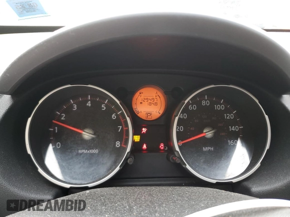 2008 Nissan Rogue S with VIN JN8AS58V58W101205, listed as a Copart auction lot 54523115 with 129,497 mi miles and Salvage Title. Bid and sale history available at DreamBid. Image 9.