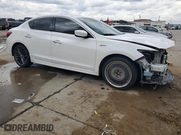 2020 Acura ILX w/Premium/A-SPEC Pkg with VIN 19UDE2F83LA006726, listed as a Copart auction lot 88678415 with 53,089 mi miles and Clean Title. Bid and sale history available at carsss.com. Image 4.