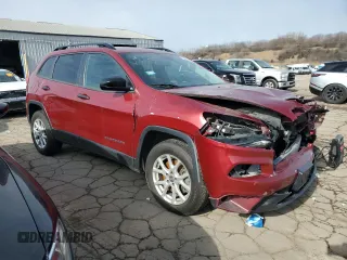 2016 Jeep Cherokee Sport with VIN 1C4PJMAB8GW187465, listed as a Copart auction lot 43308185 with 118,099 mi miles and Clean Title. Bid and sale history available at carsss.com. Image 4.