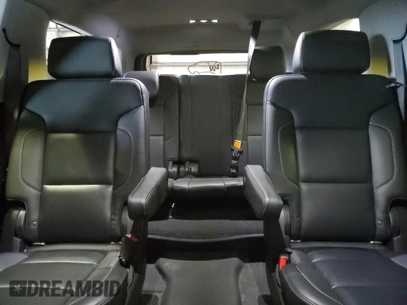 2019 Chevrolet Suburban Premier with VIN 1GNSKJKJ3KR150429, listed as a Copart auction lot 60276664 with 54,739 mi miles and Salvage Title. Bid and sale history available at DreamBid. Image 10.