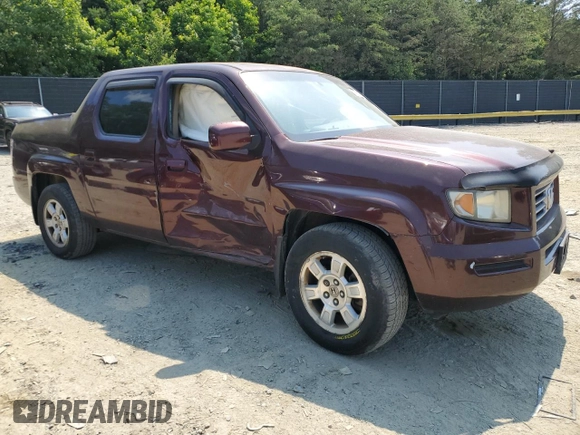 2008 Honda Ridgeline RTL with VIN 2HJYK16548H529430, listed as a Copart auction lot 58760664 with 170,682 mi miles and Salvage Title. Bid and sale history available at carsss.com. Image 4.