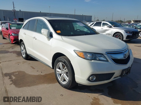 2014 Acura RDX Tech Pkg with VIN 5J8TB3H59EL014382, listed as a IAAI auction lot 41649885 with 104,542 mi miles. Bid and sale history available at carsss.com. Image 1.