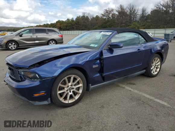 2011 Ford Mustang GT with VIN 1ZVBP8FF2B5158034, listed as a Copart auction lot 73956514 with 140,462 mi miles and Salvage Title. Bid and sale history available at DreamBid. Image 1.
