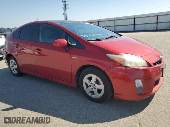 2010 Toyota Prius II with VIN JTDKN3DU8A0171802, listed as a Copart auction lot 52398925 with 167,507 mi miles and Salvage Title. Bid and sale history available at DreamBid. Image 4.