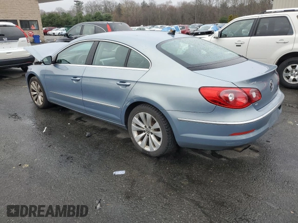 2012 Volkswagen CC R-Line with VIN WVWMP7ANXCE552032, listed as a Copart auction lot 53165885 with 120,589 mi miles and Salvage title. Bid and sale history available at DreamBid. Image 2.