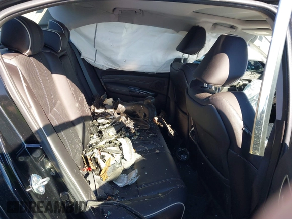 2020 Acura TLX w/Technology Pkg with VIN 19UUB3F45LA003614, listed as a IAAI auction lot 41564876 with 1 mi miles. Bid and sale history available at carsss.com. Image 8.