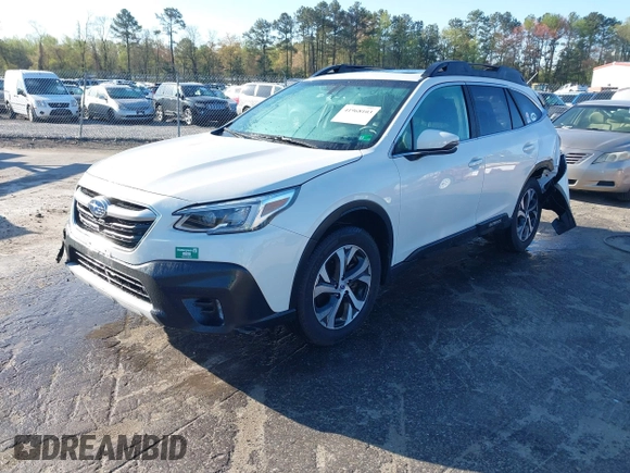 2021 Subaru Outback Limited XT with VIN 4S4BTGNDXM3186330, listed as a IAAI auction lot 41968103 with 57,095 mi miles and . Bid and sale history available at DreamBid. Image 2.