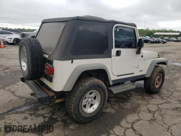 2005 Jeep Wrangler Sport z VIN 1J4FA49S55P334844, wystawiony jako Copart lot #52026835 z przebiegiem 209 216 mil mil oraz Czysty tytuł • Clean title. Historia ofert i sprzedaży dostępna na DreamBid. Obrazek 3.