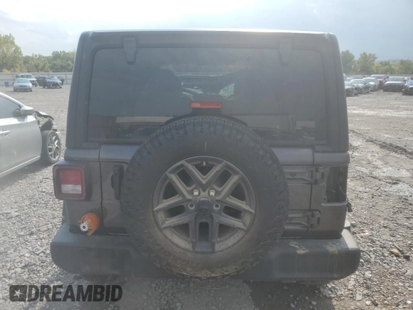 2024 Jeep Wrangler Sport with VIN 1C4PJXKN4RW197634, listed as a Copart auction lot 67890154 with 12,833 mi miles and Salvage title. Bid and sale history available at DreamBid. Image 6.