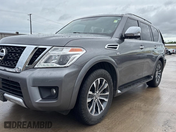 2018 Nissan Armada Platinum with VIN JN8AY2ND0J9050970, listed as a Copart auction lot 55463015 with 241,642 mi miles and Clean Title. Bid and sale history available at carsss.com. Image 2.