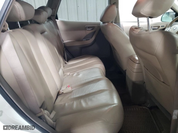 2006 Nissan Murano SE with VIN JN8AZ08W06W521779, listed as a Copart auction lot 80955274 with 179,686 mi miles and Salvage Title. Bid and sale history available at carsss.com. Image 10.