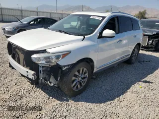 2013 Infiniti JX35 with VIN 5N1AL0MM4DC350935, listed as a Copart auction lot 69347744 with 87,241 mi miles and Salvage Title. Bid and sale history available at carsss.com. Image 1.